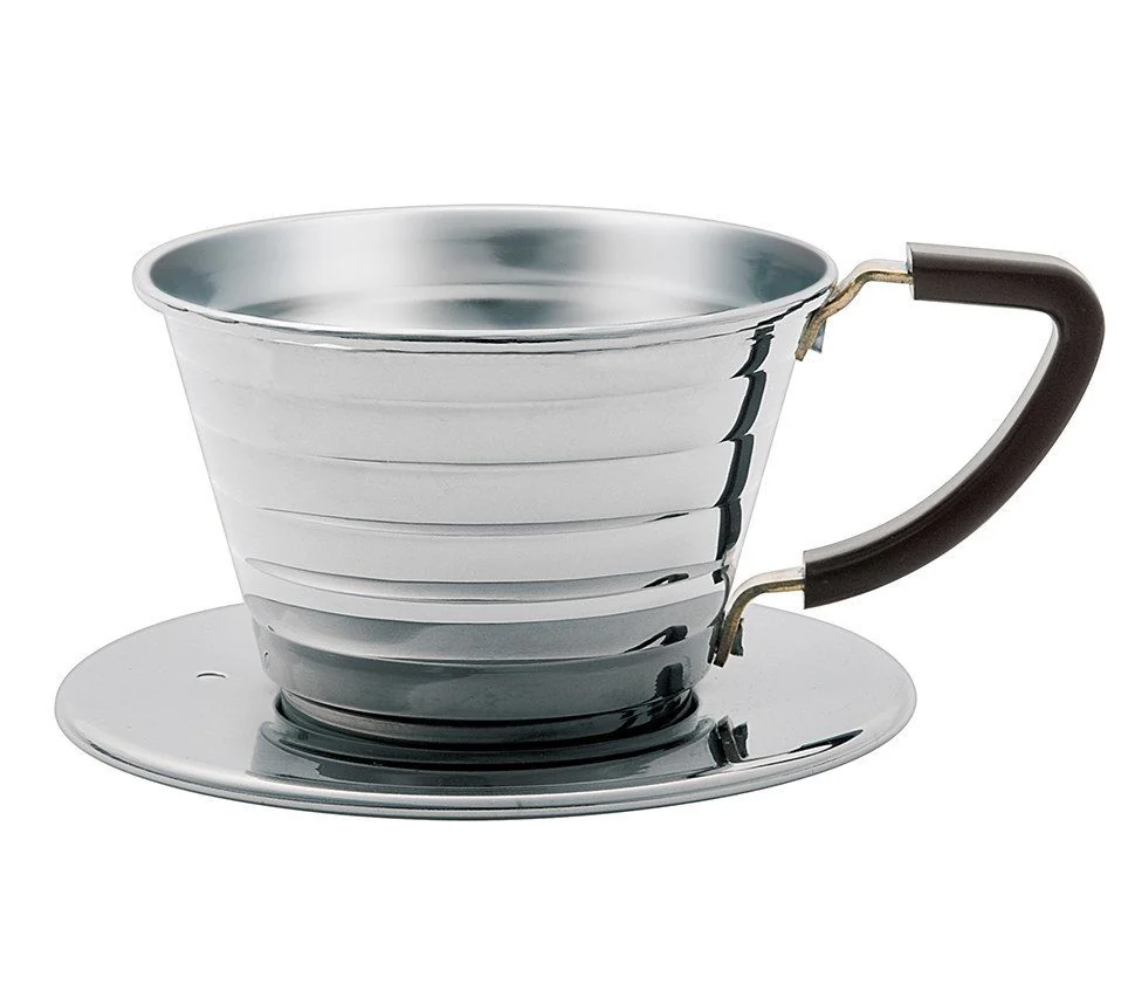 Kalita Wave Stainless Steel Coffee Dripper - CAFE FOLKA